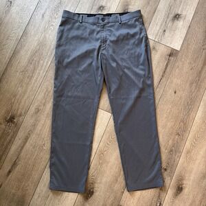 Nike Golf Dri Fit Pants Mens Size 38 x 30 Gray Flat Front Standard Fit #823‎